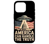 L'Amérique Peut gérer la vérité - UFO Alien Disclosure Meme Coque pour iPhone 16 Pro