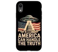 L'Amérique Peut gérer la vérité - UFO Alien Disclosure Meme Coque pour iPhone XR