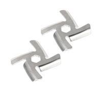 Lames 2 Pièces en Acier Inoxydable pour Hachoir à Viande | Tête Croisée, Trou Central Hexagonal, Compatible Diamètre 55mm, Entretien Facile