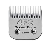 Lames amovibles en céramique pour tondeuse pour chien, compatibles avec les tondeuses Moser 45-50/Heiniger/Andis, Oster A5, Wahl KM Series, taille 4FC 3/8" (9,5 mm) longueur de coupe