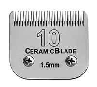 Lames amovibles en céramique pour tondeuse pour chien, compatibles avec les tondeuses Moser 45-50/Heiniger/Andis, Oster A5, Wahl KM Series, taille 10 1/16" (1,5 mm) longueur de coupe