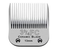 Lames amovibles en céramique pour tondeuse pour chien,compatibles avec les tondeuses Moser 45-50/Heiniger/Andis,Oster A5, Wahl KM Series,taille 3-3/4FC 3/8" (13 mm) longueur de coupe
