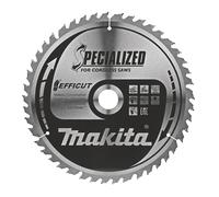 Lame carbure EFFICUT bois pour scies radiales à batterie MAKITA E-08888 216x30mm, 60 dents