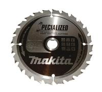 Lames carbure "Specialized" pour bois avec clous, pour scies circulaires MAKITA