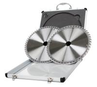 Scheppach Scie 7901200714 Accessoires/hw Lames de scie/Set de scie, Idéal pour couper des palettes, Stratifiés, panneaux de bois, plastiques, aluminium et les métaux non-ferreux, 48/60 Z