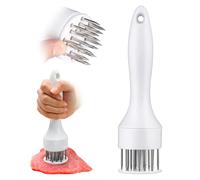 Lames d'aiguille en acier inoxydable attendrisseur de viande avec gadgets de cuisine professionnels ultra tranchants, jacquard pour attendrir et cuire le barbecue, la marinade, le steak, le bœuf et la