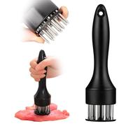 Lames d'aiguille en acier inoxydable attendrisseur de viande avec gadgets de cuisine professionnels ultra tranchants, jacquard pour attendrir et cuire le barbecue, la marinade, le steak, le bœuf et la