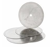 lames de carreaux de diamant, Lot de 5 lames de scie lapidaire diamantées de 6 pouces, trou d'arbre de 1/2 pouce, 0,25-0,5 mm for pierres précieuses(0.5mm)