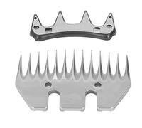 Lames de Ciseaux à Moutons, Courbes à 13 Dents Coupe Peigne électrique pour La Laine, Haute Teneur en Carbone Lames de Rechange pour Ciseaux à Moutons Espacement des Dents de 0,28 Pouce