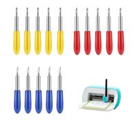 Lames de coupe Cricut Joy 15 pièces - Lames de rechange 30° 45° 60° pour vinyle papier carton - Accessoires compatibles Cricut Joy découpe précision bricolage