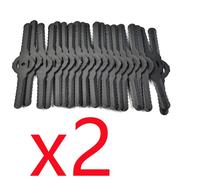 Lames de coupe en plastique pour jardin électrique sans fil, outil de coupe-herbe, accessoires de rechange, 20 pièces-Ship Within 24 Hours-40 PCS