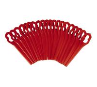 Lames de coupe pour coupe-herbe - INF - Paquet de 20 - Plastique résistant - Compatible GARDENA