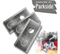Lames de couteau en acier inoxydable Genisys compatibles avec les tondeuses-robots PMRA PMRDA de PARKSIDE Smart - LongLife - 1 trou incassable [testé DIN EN 50636] - avec vis, pièce:30