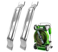 Lames De Couteau,Lot De 2 20 CM Lames De Tondeuse A Gazon,Lame Pour Tondeuse,Lames De Tracteur Tondeuse Avec MI 422, RMI 522, RMI 4, RMI 5,Argent