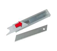 Stanley 0-11-718 Lot De 5 Lames De Cutter 18 Mm - Gamme Fatmax Plus Résistant - Traitement Induction Et Thermique - Plus Tranchant - Résistant - Lames À 8 Éléments Sécables