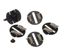 Lames de guidage x 4, bandes tressées x 4 et paquet de vis
