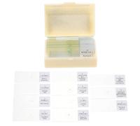 Lames de Microscope en Verre, Vues Claires, Manipulation Sûre | Compatibles Plupart des Microscopes, Usage Scolaire et Laboratoire, pour Élèves et Home-schoolers