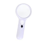 Lames de microscope et lamelles couvre-objet, Kit d'accessoires for microscope portatif éclairé 3X 45X avec 3 LED et lames multicolores(Style D)
