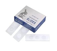 Lames de microscope et lamelles de couverture 50 pièces, verre 1x3 pouces simple double triple concave, laboratoire transparent for l'analyse scientifique de la recherche scolaire(Triple Concave)