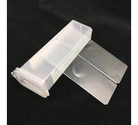 lames de microscope, Lot de 5 lames verre concaves vierges réutilisables ou préparées for microscope biologique, consommables laboratoire(Single concave)