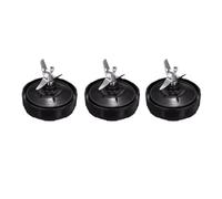 Lames De Mixeur 3X 7 Ailettes, Boîtier De Mixeur De Remplacement, Compatible Avec Nutri Ninja, Support De Couteau For Extracteur De Jus Pro Auto-IQ