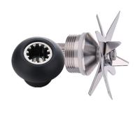 Lames De Mixeur + Arbre De Connexion, Compatibles Avec Biolomix, T5300 Gastrorag B-010, Pièces De Gobelet De Mixage, Lames, Couteaux, Arbre De Connexion