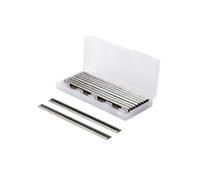 Lames de Raboteuse, 10 Pièces 82mm Réversibles Lame du Rabot HSS, 82x5.5x1.2mm Planer Blades, Lame Rabot Bois de Rechange Pour Rabot électrique, pour Machines de Travail du Bois Rabots MAKlTA Bosch
