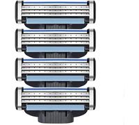 Lames De Rasage Pour Hommes Pour Lames De Rasage Mach3 Lames De Rechange Pour Lames De Rasage Manuelles 3 Lames De Rasage En Acier Pour Hommes Rasage Lisse Pour Gillette Mach3 (4 Pcs)