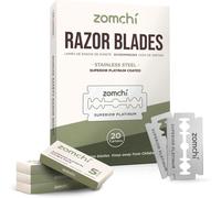 Lames De Rasoir À Double Tranchant 2.0, 100 Lames De Rasoir De Sécurité Pour Le Rasage, Lames De Rasage En Acier Inoxydable Platine, S'adaptent À Tous Les Rasoirs À Double Tranchant Standard