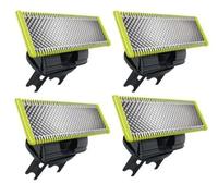 Lames de rasoir Accessoires pour rasoirs électriques pour avec Philips QP230/50 Lames pour avec OneBlade (X4), Compatibles avec tous les manches OneBlade