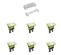 Lames de rasoir compatibles avec One Blade, lot de2/3/4/6, pour rasoir/tondeuse électrique Philips One Blade avec Sabots Protecteur de peau intime et peigne corporel de 3 mm Sabots pour (6)