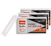 Lames de Rasoir Feather FHS-10, Pack de 30