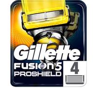 Lames de rasoir - GILLETTE - Fusion5 ProShield - Rasage doux - Protection irritations - Lot de 4