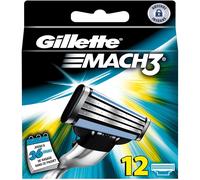 Lames de rasoir Gillette MACH3 Pack de 12 recharges