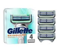 Lames de rasoir - GILLETTE - SkinGuard - Lot de 4 - Aloe Vera - Compatible avec plusieurs poignées