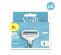 Lames de rasoir - Gillette - Venus Doux - 2 paquets de 8 lames - Peaux sensibles - Femme