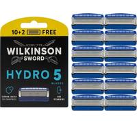 Lames de rasoir - HOME FIT TRAINING - Hydro 5 - Revêtement Carbone - Gel Hydratant - Pack de 10 recharges