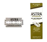 Lames De Rasoir Jetables Astra Platinum 20x5 (Lot 100 Pièces) 5245