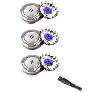 Lames de rasoir pour Philips AT890 - 3 pièces - Double tête - Cutters - Têtes de rasage