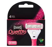 Wilkinson Sword Lames de rasoir Quattro pour femme Aloe & Vit. E - 3 lames