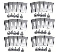 Lames de rechange 18/30 pièces, for tondeuse automatique 310, 420, 315X, 430X, 305, adaptées à l'énergie manuelle, tondeuse à gazon(30pcs SILVER)