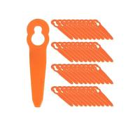 Lames de rechange en plastique - STIHL - PolyCut 2-2/3-2 - Lot de 100 - Compatibles avec FSA 45/57 - Orange