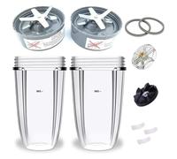 Lames De Rechange For Extracteur, Gobelets Compatibles Avec NutriBullet, Accessoires For Blender Séries 600 W / 900 W, Légers Et Portables.