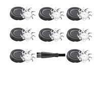 Lames De Rechange for Rasoir, Compatibles Avec SKULL, SHAVER Pitbull Carver PRO, Rasoir Électrique À 4 Têtes(8B pcs)