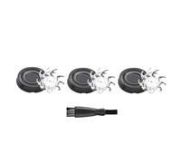 Lames De Rechange For Rasoir De Tête, Compatibles Avec Le Rasoir SKULL SHAVER Et Le Rasoir Pitbull Ver PRO À 4 Têtes.(Black 3pcs)