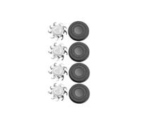 Lames De Rechange For Rasoir Électrique, Compatibles Avec Le Rasoir SKULL, Compatible Avec Le Pitbull Carver, Tête De Rechange For Rasoir Électrique PRO 4(4 Pcs BLACK)