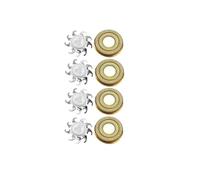 Lames De Rechange For Rasoir Électrique, Compatibles Avec Le Rasoir SKULL, Compatible Avec Le Pitbull Carver, Tête De Rechange For Rasoir Électrique PRO 4(4 Pcs GOLD)
