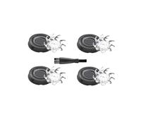 Lames De Rechange For Rasoir Électrique, Compatibles Avec SKULL, SHAVER, Pitbull, Carver PRO 4.(4B pcs)
