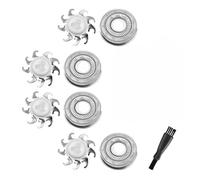 Lames De Rechange For Rasoirs À Tête 4 Pièces, Compatibles Avec Les Rasoirs À Tête De Mort, Compatibles Avec Les Rasoirs Pitbull, Séries 4 Et 3 Têtes.(4S PCS)