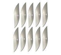 Lames de Rechange for tête de Coupe-Bordures en métal 5/10 x 150 mm, Accessoires for tondeuses à Gazon, Outils électriques de Jardinage(10PCS D)